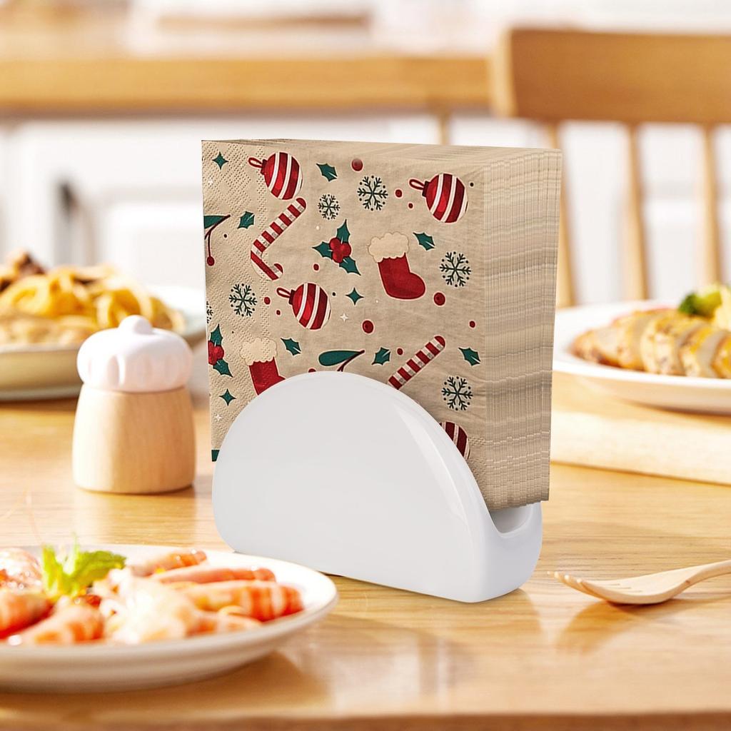 20 листов салфеток с рождественским принтом, подходящих для западных ресторанов и пекарен