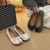 Flat Tabi Ninja Summer Bowknot Shoes Pig Toe Slippers Person Horse Hoof Shoes Women Women's Lazy Split Toe Mocassines Loafers