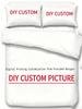 Customize 3pcs Duvet Cover Set, 1 Duvet+2 Pillowcases( Without filler), Chocolate Spread Nutella Brown Cozy Sweet Delight theme,