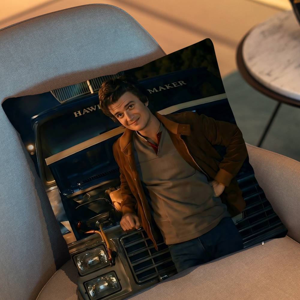 J-Joe Keery Movie Cold Storage Pillow Case Pillow Case Living Room Sofa Cushion Cover Suitable For Home Bedroom Room Decoration