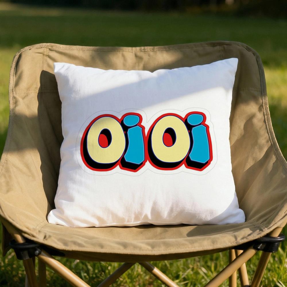 Cute Design OOioi Classic Cushion Cover Soft Reversible Durable Pillow Cover MultiScene Use for Home Car Daily Comfort