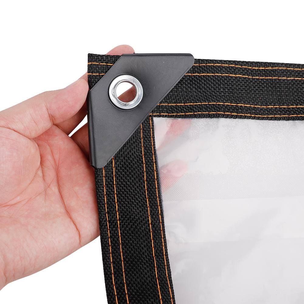 Прозрачный садовый брезент Лист Пленка Ткань ПЭ Дождестойкий Защита от солнца Навес Защита от заморозков Изоляционная пленка Чехол для навеса