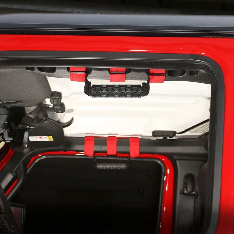 Верхняя ручка-поручень подходит для Jeep Wrangler JL, Wrangler JK, Wrangler TJ, JT Gladiator Аксессуары для салона автомобиля