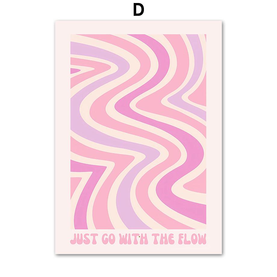 Розовая хорошая энергия Пикассо Матисс Кривая абстрактная настенная живопись на холсте постеры и принты настенные панно для декора гостиной