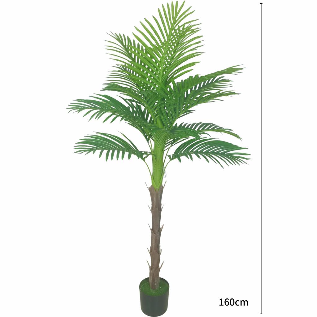 Nordic Areca Palm Potted Indoor Plant - Large Single Stem for Living Room Decor