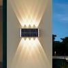 Warm/White/RGB Lights Solar Wall Lamp IP65 Waterproof Automatic Outdoor Lighting Courtyard