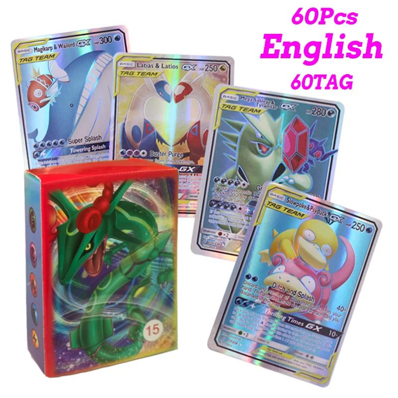 Pokemon Cards Vmax Vstar EX GX Energy Toys  Playsets Card No Repetition Exceed Evolution Charizard Full Flash Card Multiple People Battle