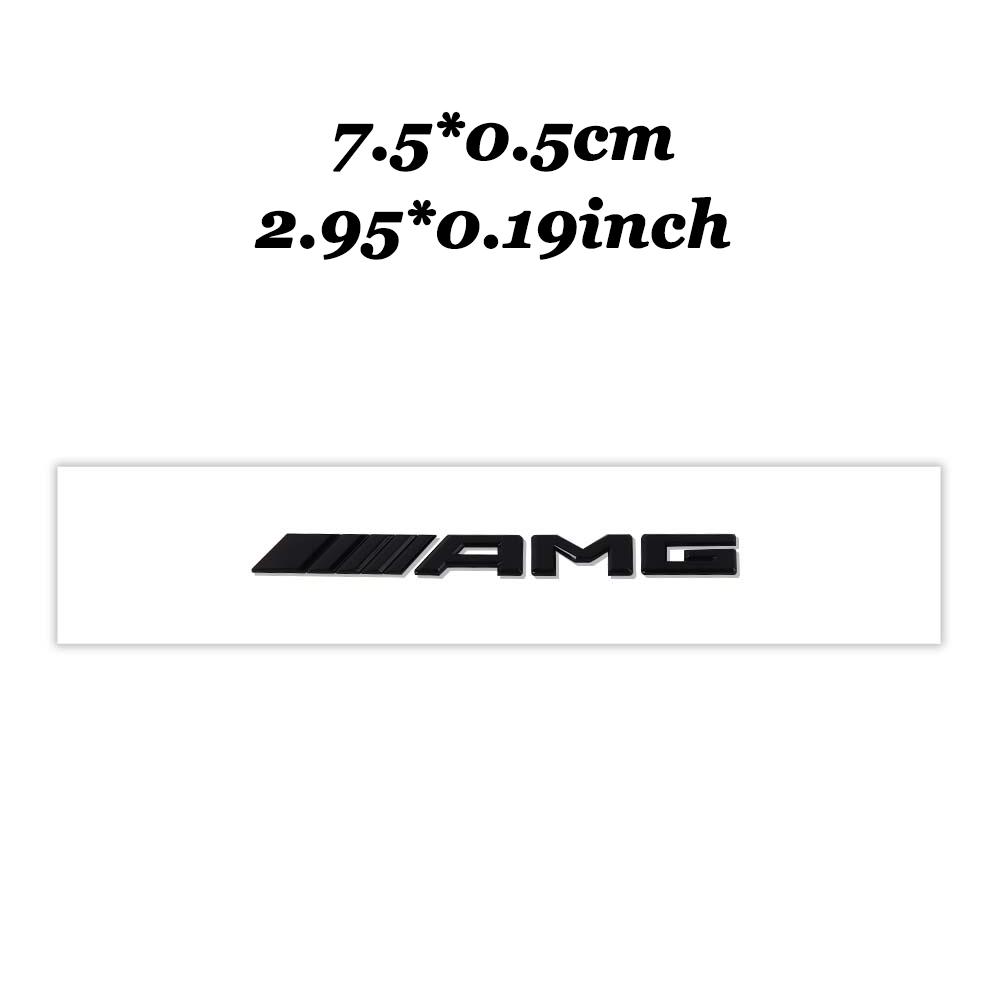 3D ABS Наклейка-декорация Значок AMG на задний багажник автомобиля Для Mercedes Benz AMG W206 W204 W205 W212 W213 W221 W222 W223 W251 W464 W108