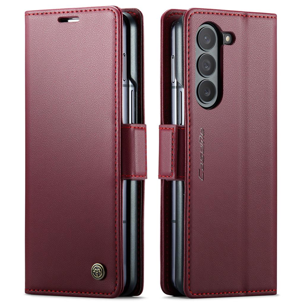 Кошелек CaseMe для Samsung Galaxy Z Fold 7 6 5, Премиальная кожа PU, Флип-чехол, Магнитный держатель для кредитных карт, Чехол для телефона