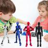 (Assembly Completed) Titan13 Action Figure,4PCS Action Figures,Titan13 Action Figure 3D Printed Robot Multi-Jointed Movable,Desktop Decorations for