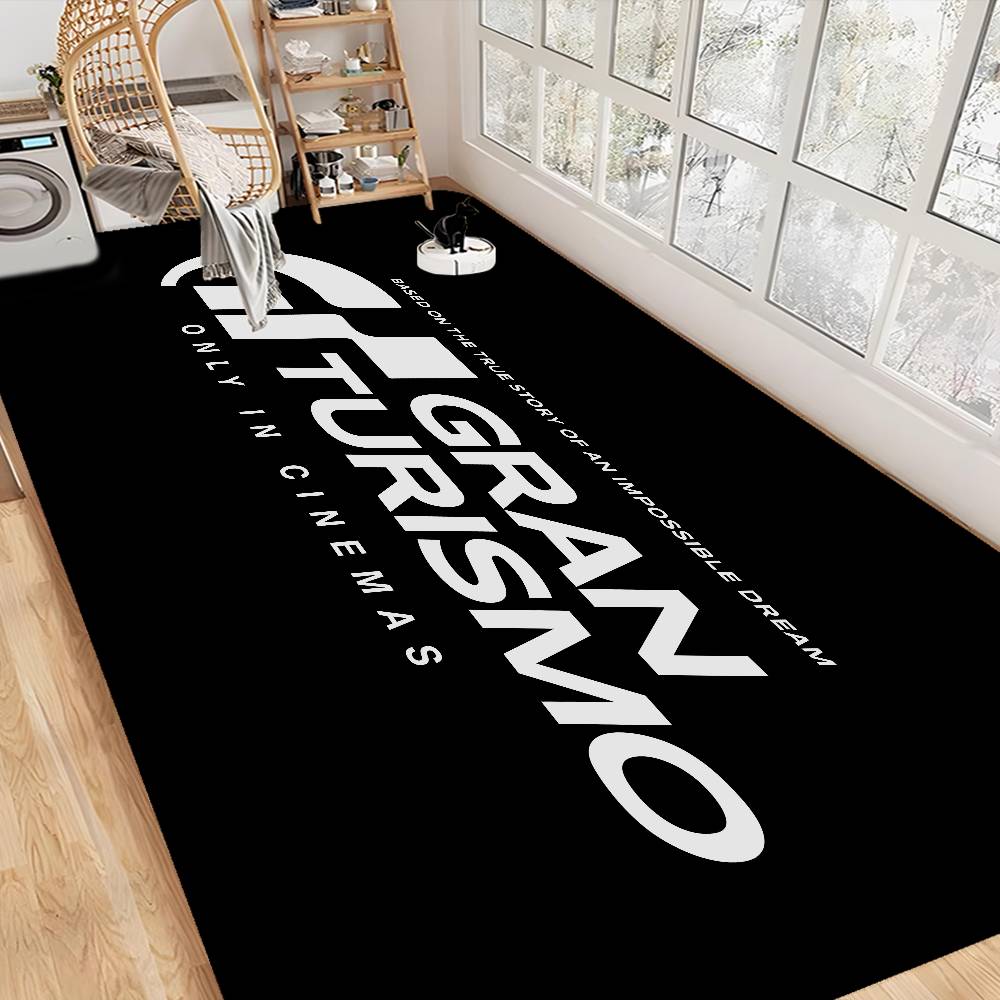 G Gran Turismo Room Mats Cheaper Anti slip Modern Living Room Balcony Printed Welcome Rug
