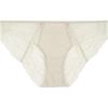 Lace Triangle Mid-Rise Comfortable Solid Color Underwear Women Underwear Light-Green QF7919AD-PEA