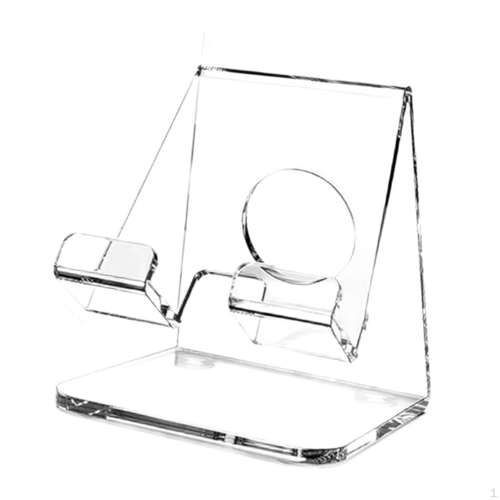 Акриловая подставка для телефона Прозрачная стойка для мобильного телефона Многоцелевой стабильный удобный портативный кронштейн