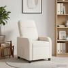 Recliner Chair Cream Boucle