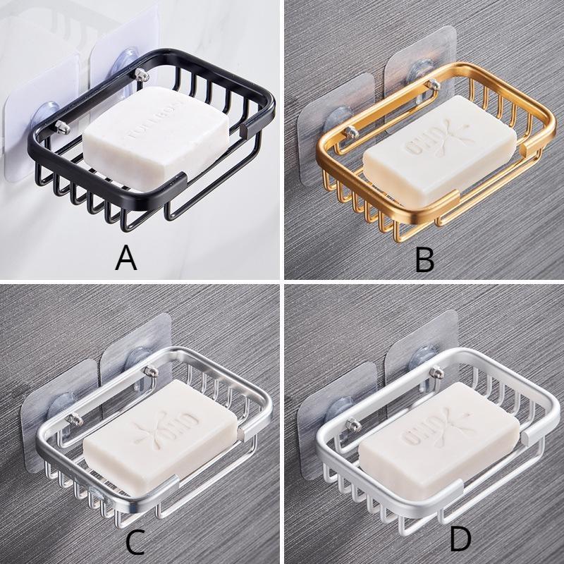 1шт Бесплатная дрель держатель мыльницы настенный держатель для хранения полого типа мыльница губка аксессуары для ванной комнаты