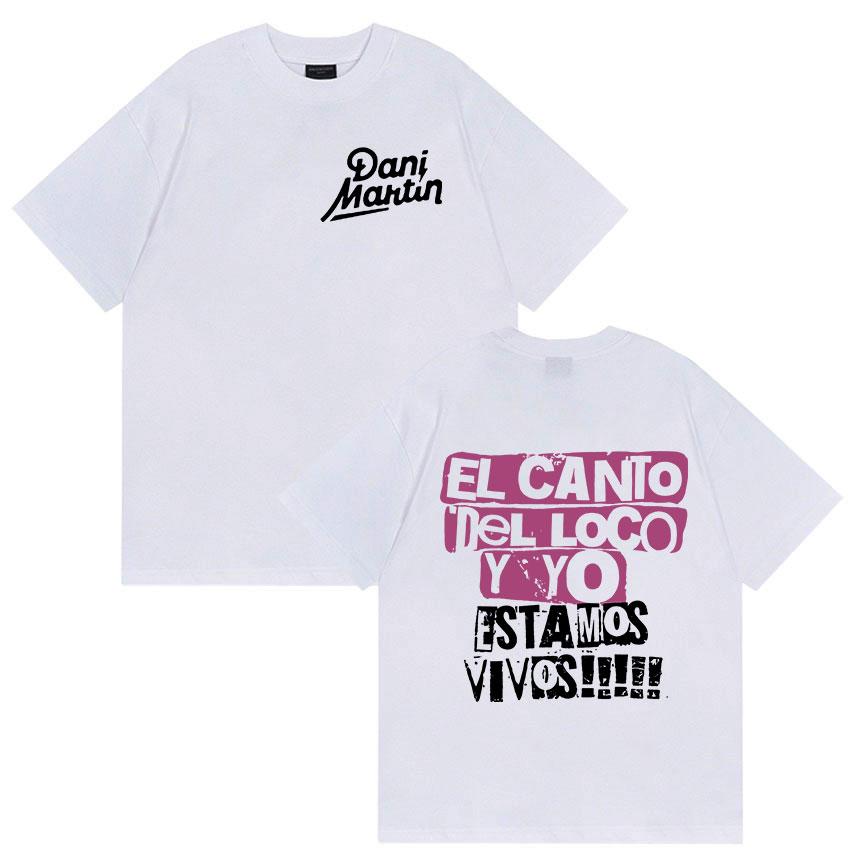 Rapper Dani Martin Tour Album 2026 Print T Shirt Men Women Pop Clothing Short Sleeve Tshirts Retro High Quality Fashion Tshirt