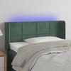 VidaXL LED Headboard Bedroom Furniture Single Bed Accessory Headboard Bed Frame Interior Dark Green 3123281