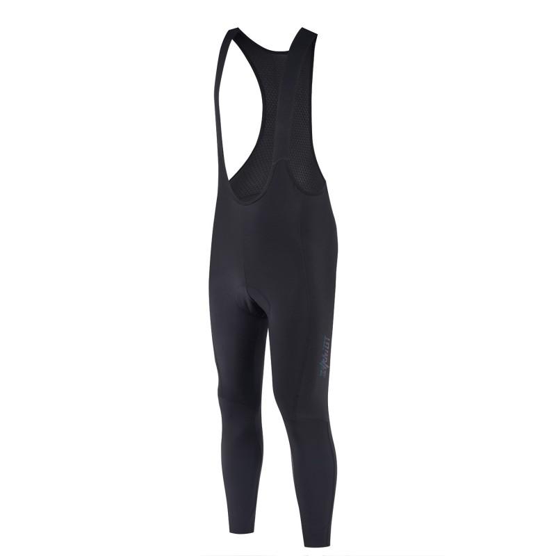 Mens Cycling Bib Pants With Gel Pad Long Breathable Quick-Dry Nylon Spandex
