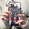 1 шт. Классический чехол для телефона J-john Movie W-wick для iPhone 17 Air 16 15 14 13 12 11 Pro Max 16 15 14 Plus Мягкий чехол из ТПУ