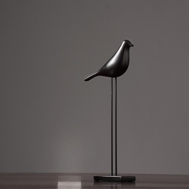 Скандинавские птицы смоляные украшения животные креативные простые гостиная офис модель комната рабочий стол дом мягкие украшения
