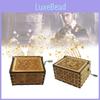 Harry Potter And The Sorcerers Stone Wooden Music Box With Carving For Gift Giving Special Characters Included