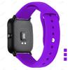Sport strap For Amazfit GTS-GTR-4-3-2-2e-Mini-Pro-stratos 2 3 Silicone Bracelet for Amazfit bip-U-S-3-pro 20mm 22mm Watchband