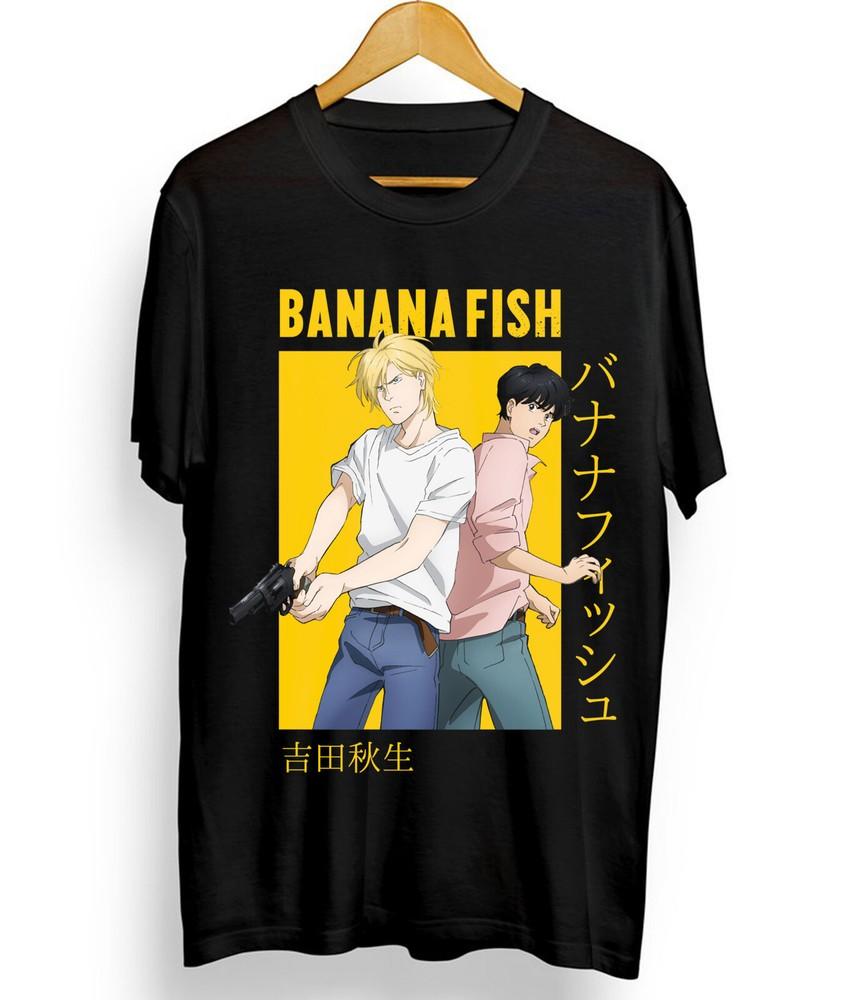 Banana Fish Эш Линкс Эйджи Окумура Карта Аниме Новая Унисекс Футболка