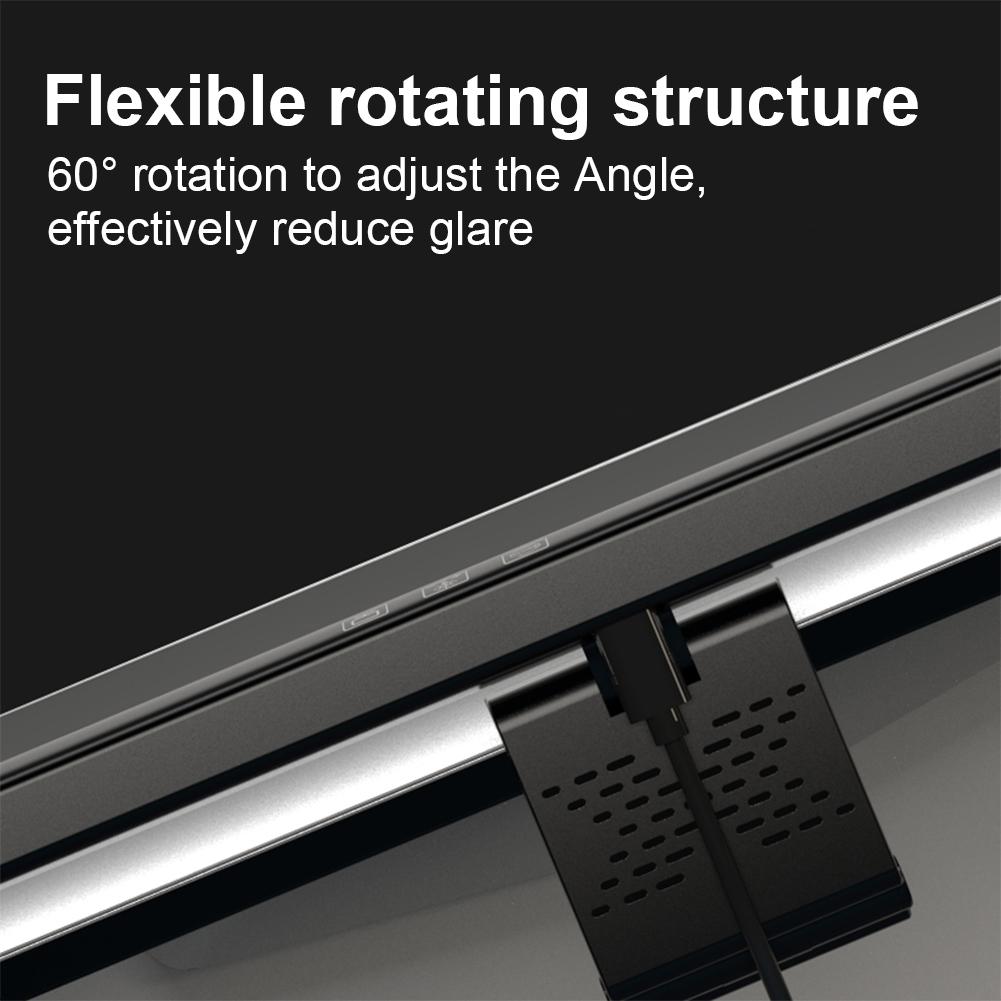 Светодиодная лампа для монитора компьютера с регулируемой яркостью, световая панель для экрана, USB-питание, подвесная настольная лампа для стола/офиса/дома/игры
