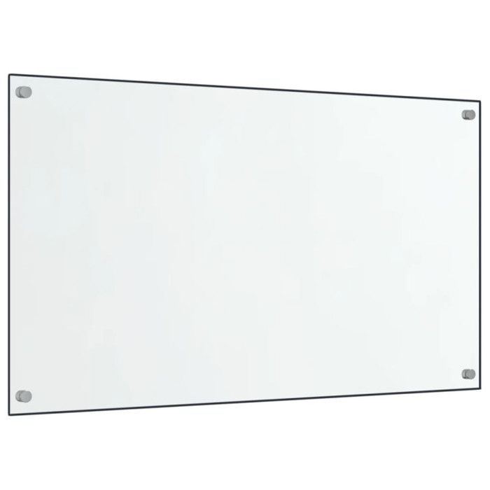 Kitchen Backsplashes 2 Pcs Transparent 70x60 Cm Tempered Glass