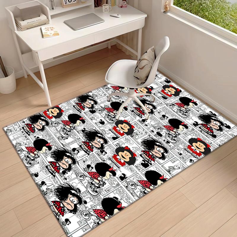1PC Mafalda Rug - home decoration Carpet For Living Room Bedroom Flooring Computer Chair Area Rug