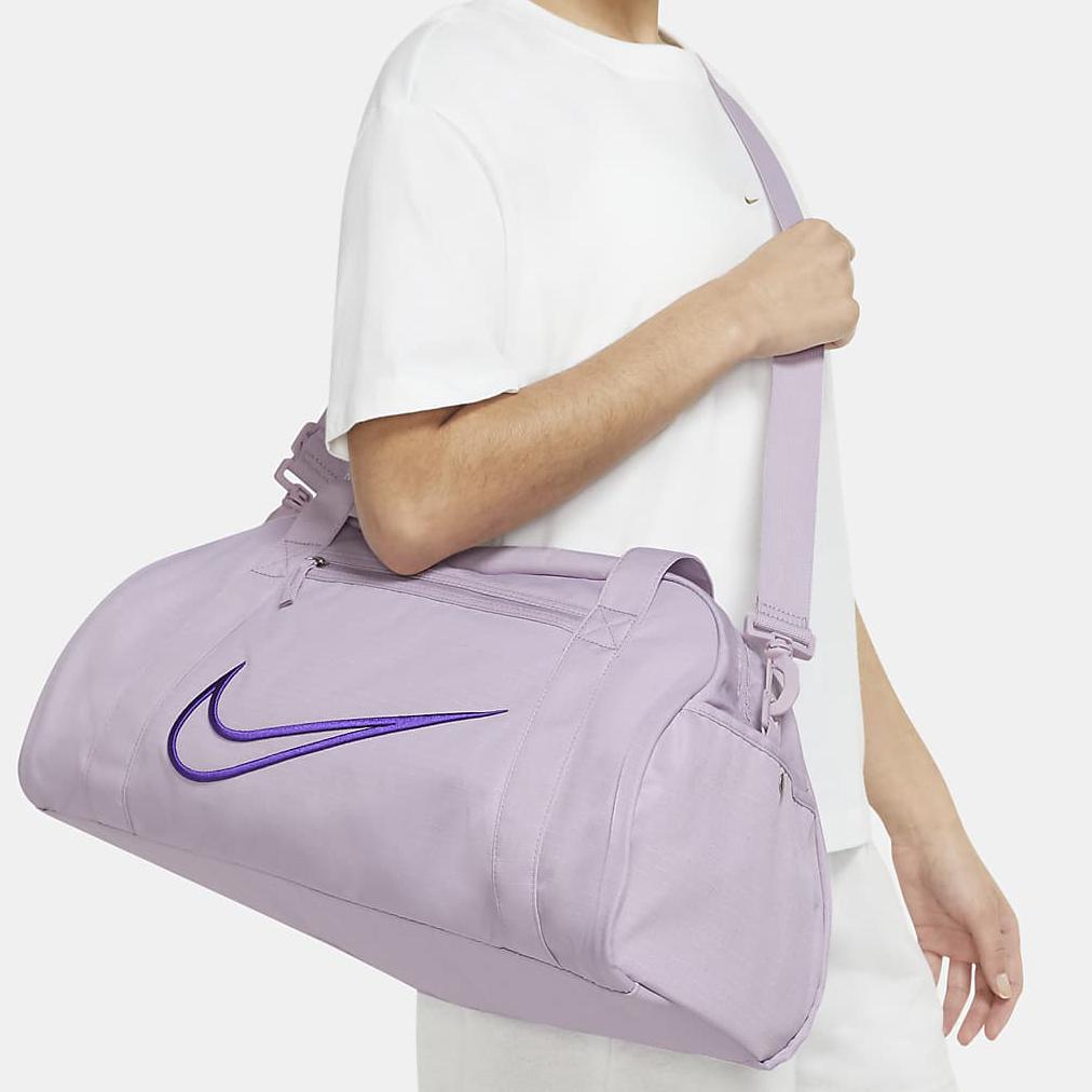 Nike Gym Club 2.0 Large Logo Shoulder Tote Bag Unisex Travel Bag Ice-Lavender Wild-Berry Light-Taro-Purple DA1746-576