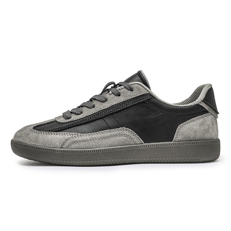 Men's Vulcanized Shoes Retro Casual Versatile Sneakers Comfortable Non Slip Flat Shoes Sport Shoes Man Leather Sneakers Hombre