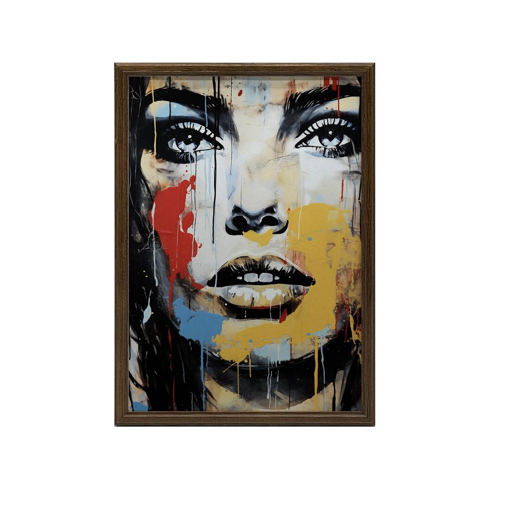 Kolorowe Oblicze Kolorowe Oblicze, 40X50 Cm, Rama Aluminiowa Czarna, Papier Matowy 230 Gsm