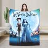 Anime Movie C-Corpse Bride Blankets  Warm Soft Pattern Plush Bedding Throws For Kids Adult Bedroom Flannel Bedspread Bed Cover