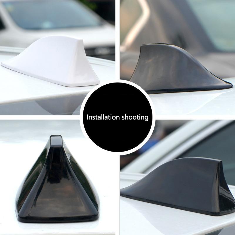 Car Roof Top Mount Shark Shape Fin Antenna Radio Signal Aerial For Mitsubishi Outlander Lancer 9 10 Pajero L200 EX ASX