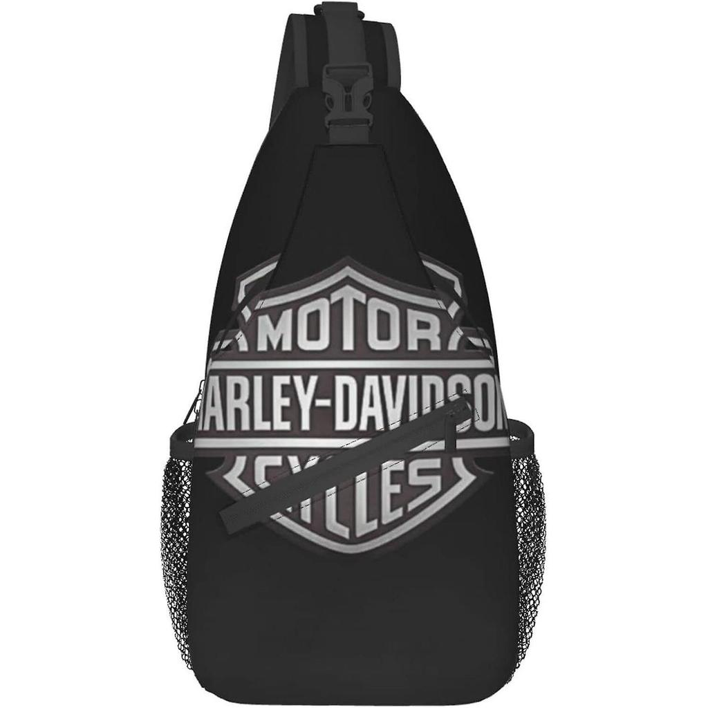 AU1895 Harley Davidson Сумки-слинги Наплечные рюкзаки Нагрудная сумка Сумки через плечо Водонепроницаемый Легкий Уличный рюкзак Защита от краж Рюкзак для повседневного использования