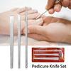 3pcs/Set Dead Skin Removal Feet Scraper Pedicure Knife Tools Professional Foot Care Manicure Pedicure Blade