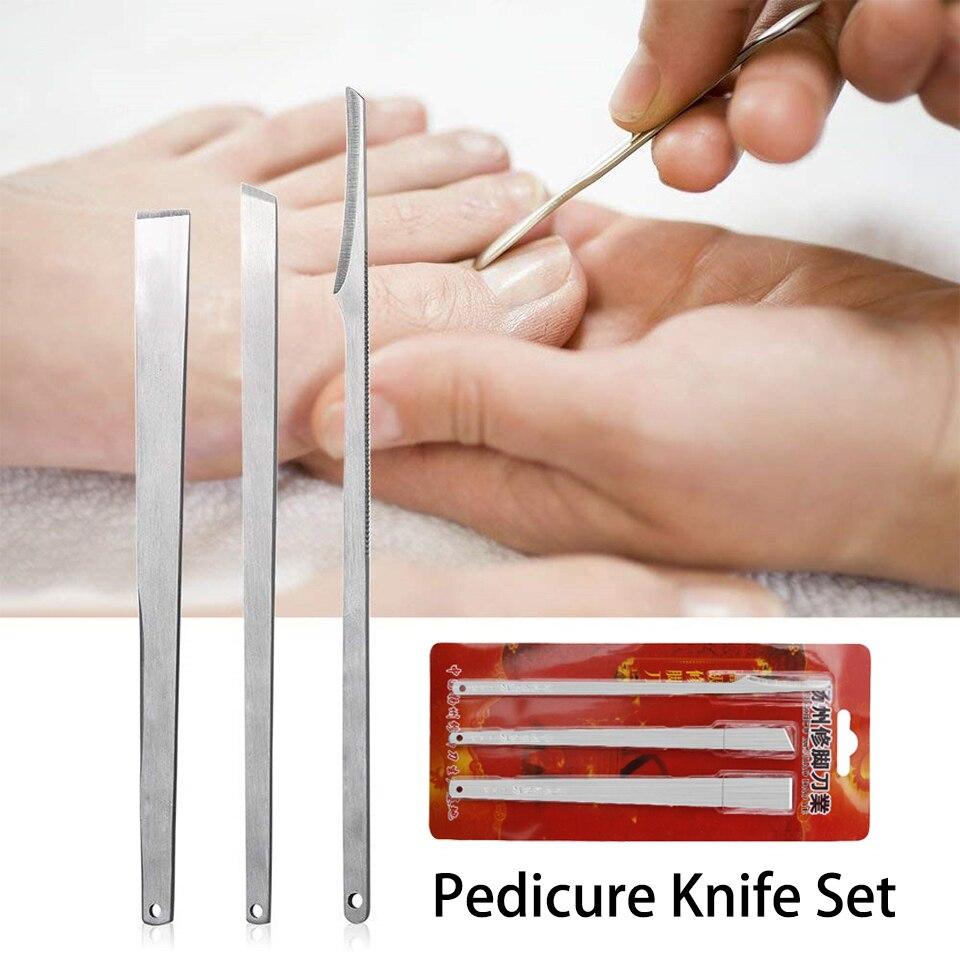 3pcs/Set Dead Skin Removal Feet Scraper Pedicure Knife Tools Professional Foot Care Manicure Pedicure Blade