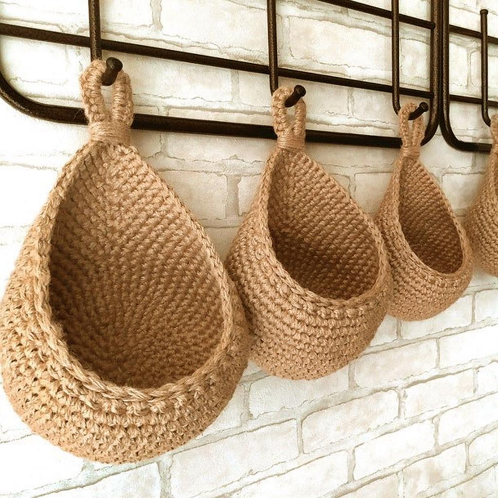 Hanging Wall Vegetable Fruit Baskets Hanging Wall Baskets With Beautiful Loops Is Perfect Rustic