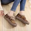 Old Beijing Cloth Shoes, New Autumn and Winter Fluffy Shoes, Women's Velvet Warm Women's Cotton Shoes, Flat-bottomed Doudou Shoes, Lazy and Versatile