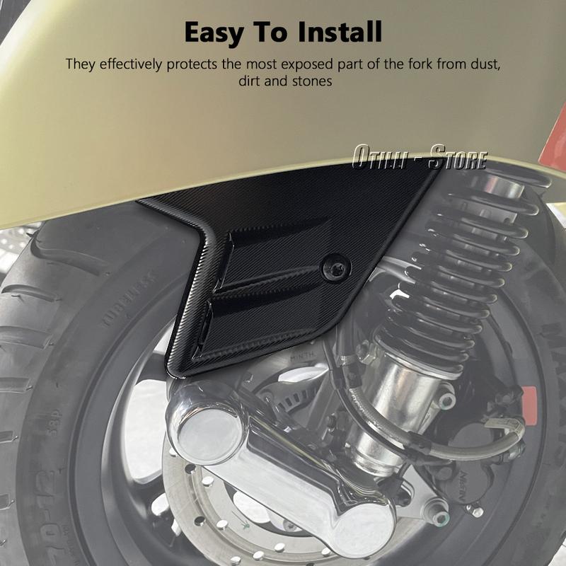 Motorcycle Front Rocker Cover Wheel Side Guard Accessories Aluminium New For VESPA GTS300 gts300 GTS 300 Super 2023 2024 2025