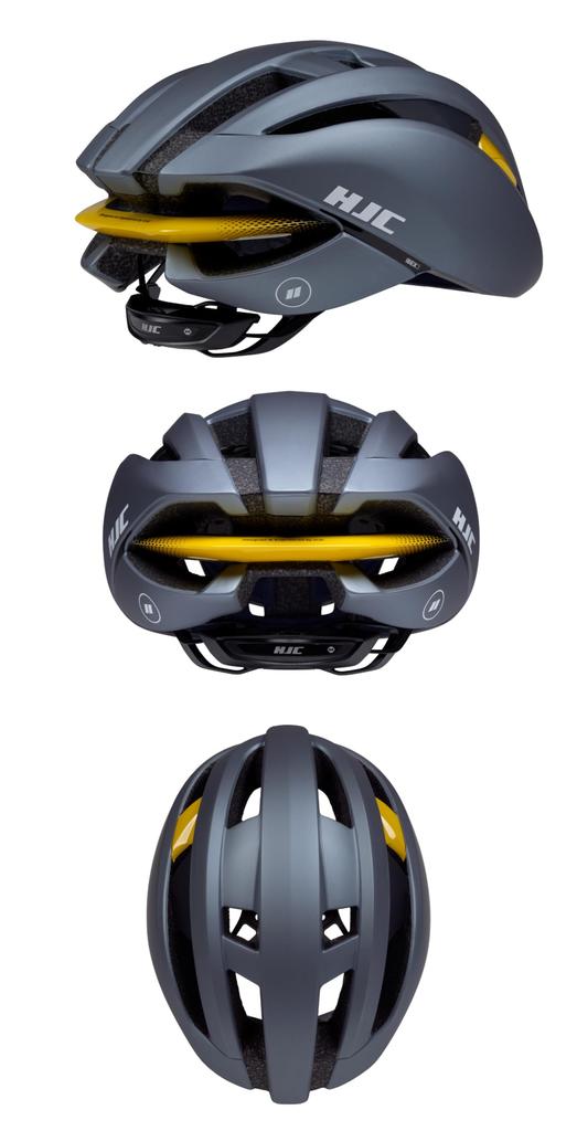 Модель HJC IBEX3 для шоссейных велосипедов и максимальной производительности и сниженного воздушного потока для гонок СЕРЫЙ L Шлем, высшего класса [Сертифицирован JCF] [Безопасность Охлаждение],