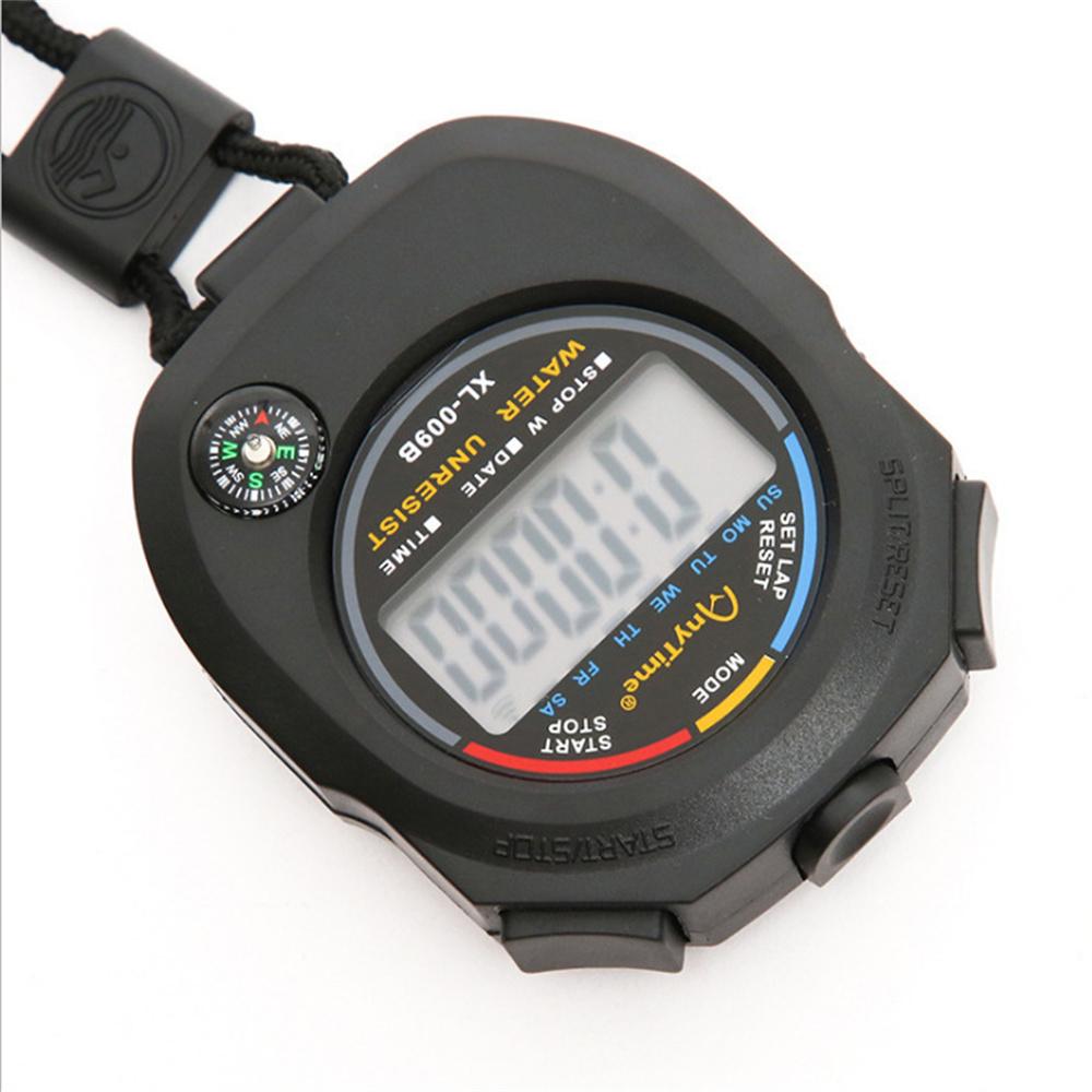 2PCS Handheld Stopwatch Sports Stopwatch Timer Coach Referee Special Waterproof