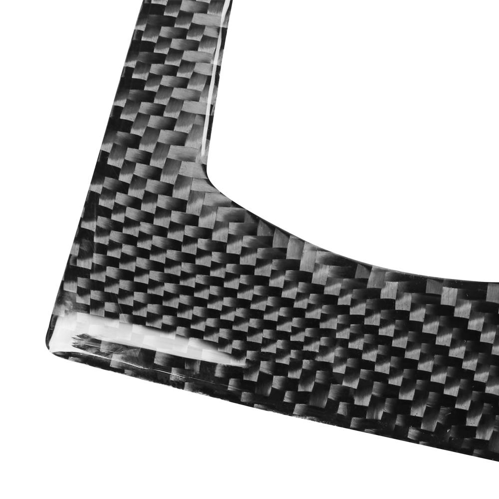 For BMW F15 F16 X5 X6 2015 2016 2017 2018 LHD Car Interior Real Carbon Fiber Gear Shift Panel Cover Trim Car Stickers