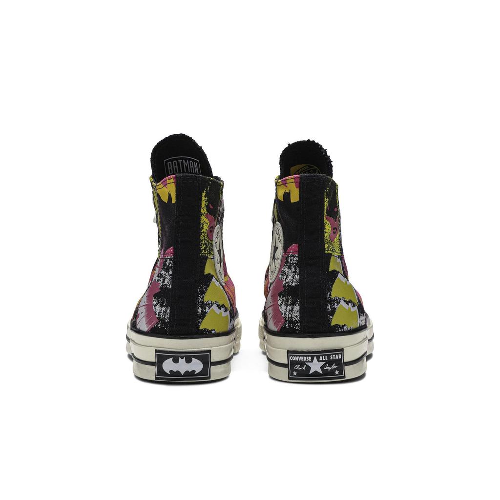 Converse Chuck 70 High '80th Anniversary - Black' (Unisex) Black / Hot Pink / Egret Canvas Shoes 167317C