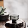 New transparent high borosilicate master cup heat-resistant glass teacup Kung Fu tea set coffee cup thickened small teacup