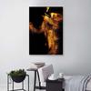 Canvas print, Woman in gold dust