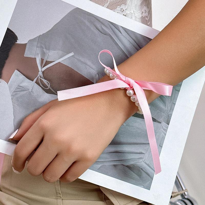 Женское ожерелье, винтажное французское длинное жемчужное ожерелье, цепочка на ключицу, цепочка на шнуровке своими руками, бархатное ожерелье