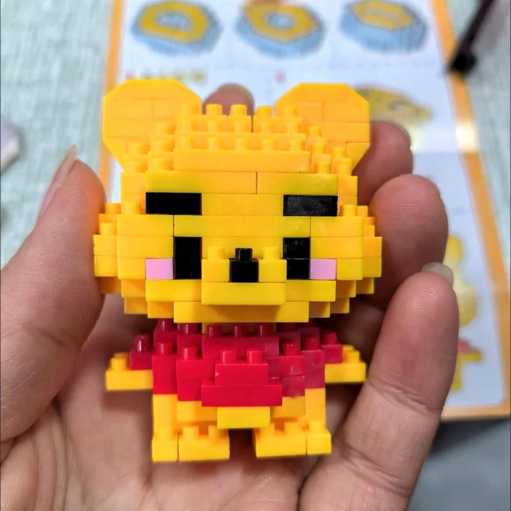 Дисней Аниме Мультфильм Конструктор Стич Микки Маус мини Экшн игрушка Фигурки Блоки Игрушки Кирпичики Сборные Игрушки Детские Подарки