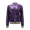 Long Sleeve Sequins Fashion Trend Baseball Jacket Cardigan Women's Jacket